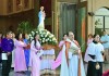 Hình ảnh rước kiệu Đức Mẹ tháng Mân Côi