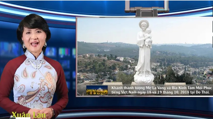 Khánh thành tượng Mẹ La Vang và Bia Kinh Tám Mối Phúc tiếng Việt Nam ngày 18 và 19 tháng 10 năm 2018 tại Do Thái