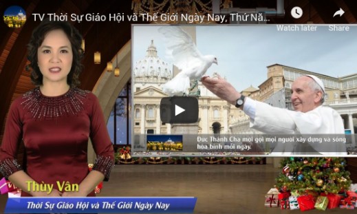 ĐTC mời gọi mọi người xây dựng và sống hòa bình mỗi ngày