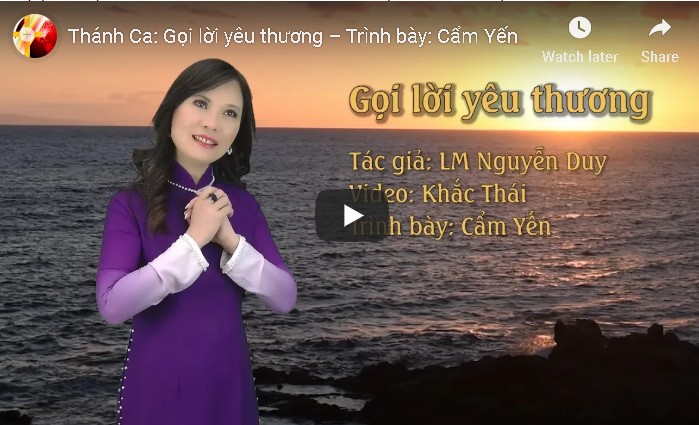 Thánh Ca: Gọi lời yêu thương – Trình bày: Cẩm Yến