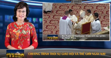 ĐTC truyền chức cho 19 tân linh mục