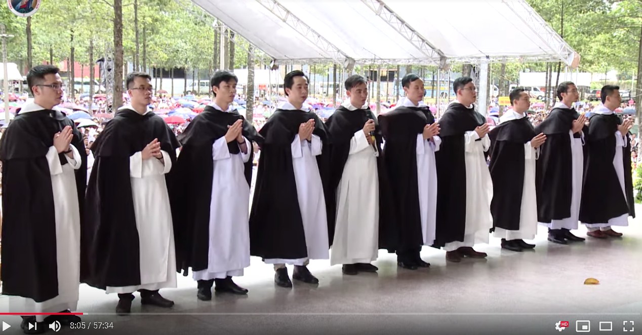 Nghi thức Tuyên Khấn Trọng Thể Dòng Đa Minh Việt nam 2019