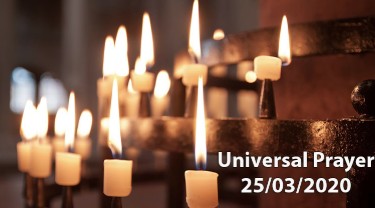 25/03: Trước giờ phút nguy tử này của Giáo Hội và thế giới, xin cầu nguyện cùng chúng tôi theo ý ĐTC